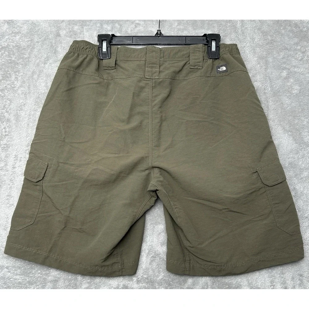 The North Face Mens Paramount Peak Nylon Cargo Shorts Mens Medium M Green Hiking